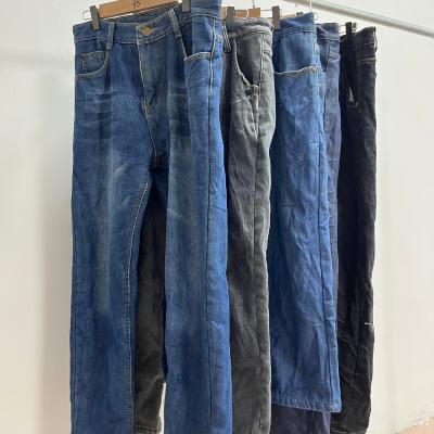 China Fashion High Street Fashion Men's Jeans Men's Used Denim Pants Trousers With Holes Ripped Jeans Wholesale Designer Used Clothes for sale