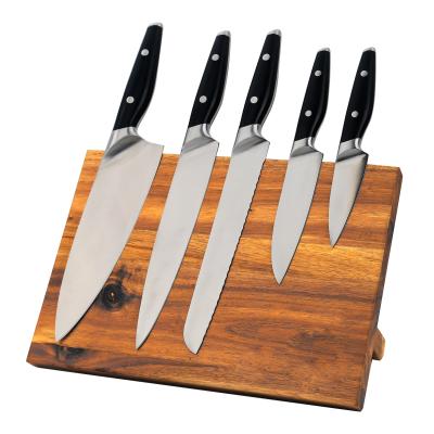 China Viable High Quality Customized Kitchen Knife 5pcs Kitchen Knife Packing Set For Kitchen Chopping for sale