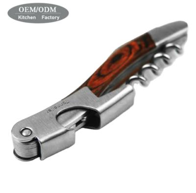 China Modern Color Wood Kitchenware Wine Openers - Corkscrew Bottle Openers, Foil Cutter Key for Waiters, Bartenders for sale