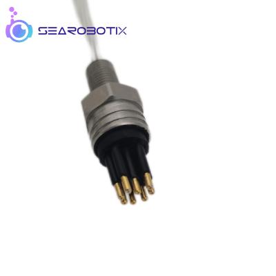 China SEAROBOTIX Waterproof Mini Din Electric Cable Coaxial Connectors For ROV Hot Sale 8 Core Connector for sale