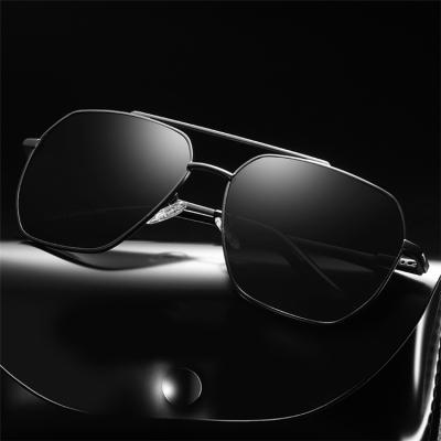 China New Design Fashion Sunglasses Men's Sunglasses Polarized Retro Glasses Metal Frame Sunglasses for sale