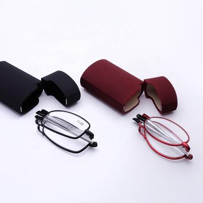 China Hot Selling Metal Power Cheap Comfortable Colorful Retractable Lightweight Reading Glasses for sale