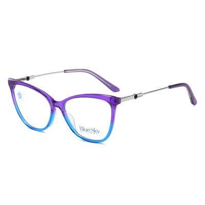 China Multi Color Red Mens Womens Blue LIGHT BLOCKING Handmade Blue Light Blocking Frames Acetate Thick Eyewear for sale