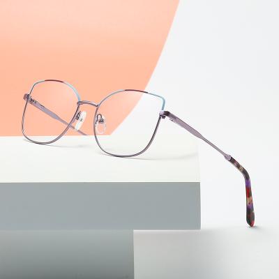 China Optical Frames New Fashionable Myopia Metal Glasses Frame Optical Frames Eye Glasses With Custom Logo for sale