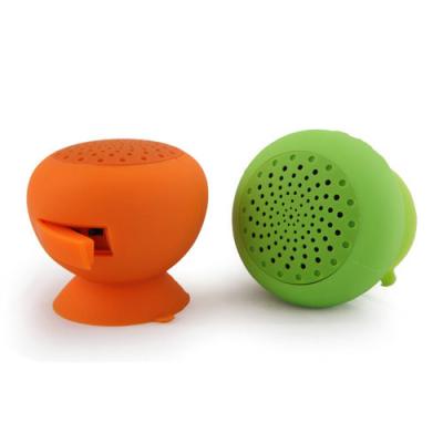 China Silicone Super Battery-powered Mini Wireless Bluetooth Speaker Waterproof 1 Channel for sale