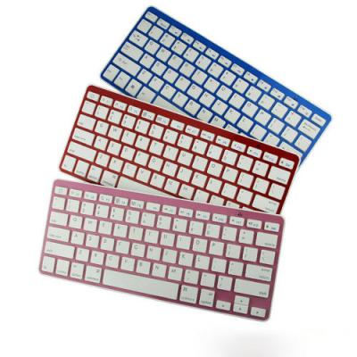 China Custom Mini Colorful iPad Bluetooth Keyboards Rechargeable for Smart TV for sale