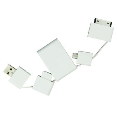 China Mobile Phone Multiple USB Adaptor Mini USB Charging Cable with Copper Conductor for sale