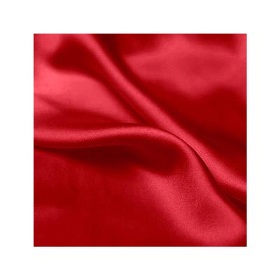 China hot sale 100% pure silk dyeable crepe satin mulberry fabric 30mm skin-friendly for sale