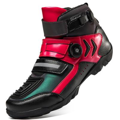 China Independ Buckle Wholesales Road Motorcycle Boots Rider Mountaineer Women's Ankle Locomotive Boots Racing Motorcycle Shoes for sale