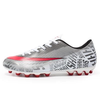 China Fashion \ artificial grass football boots factory outlet agent soccer shoes nail wholesale comfortable \ durable men AG for sale