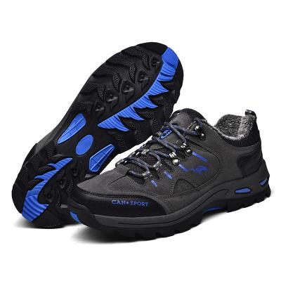 China Factory Wholesale Breathable Casual Sport Comfort Breathable Sneakers Increasing Climbing Walking Shoes Men's Style Fleece Lined Shoes for sale