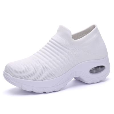 China Wholesale Breathable Sports Casual Shoes Factory Comfort Sneakers Increasing Climbing Shoes Women's Style Walking Shoes for sale