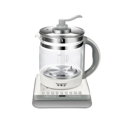 China 360 Degree Base 2022 Rotation Explosive Kettle Multifunctional Glass Coffee Milk Health Preservation Brewing Tea Tempering Multi-capacity Optional for sale