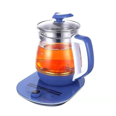 China 360 degree rotation base can send high borosilicate glass electric kettle coffee milk hotel home can adjust the temperature for sale