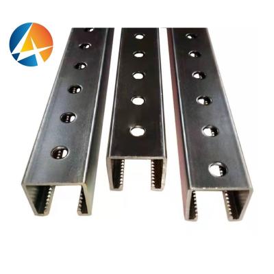 China Aluminum Alloy Solar Ground Galvanized Screw Ground Solar Anchor Ground Mounting System Easy Install for sale