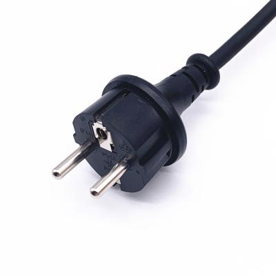 China Wholesale High Quality Eu Mains Cord Laptop Power Extension Cable Euro 3 Pin Extension Power For Computer Home Appliance for sale