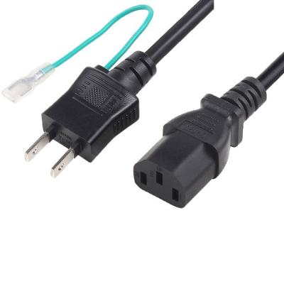 China Wholesale High Quality Japan COMPUTER 3 Pin Plug C13 Ground Wire PSE Standard Approval 7A 15A 125V Japan PSE Power Cord for sale