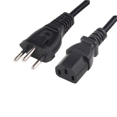 China Consumer Electronics Heng-well Brazil Extension Cable For Home Appliance AC Power Cord 3 Pin Plug Connector C5 C13 Inmetro for sale