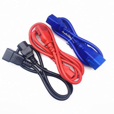 China COMPUTER US VDE PSE SAA Certificate IEC C13 C14 C19 C20 C21 AC 10A 250V Connector Plug Extension PDU Power Cord for sale