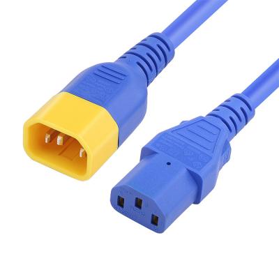 China VDE U L Heng-well COMPUTER US IEC320 C13 EU Computer Electrical Wire Handy Extension Cable to C14 Connector Power Cord with Male-Female for sale