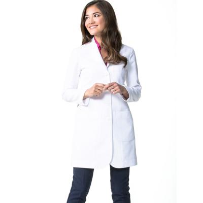 China Doctors Lab Coat Slim Fit Customized Hospital Fashion Women Medical Lab Coat Uniform for sale