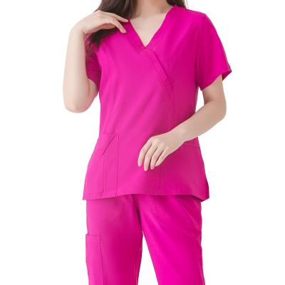 China Factory Price Hospital Wholesale Scrub Uniforms Sets Scrub Uniform Suit Designs for sale