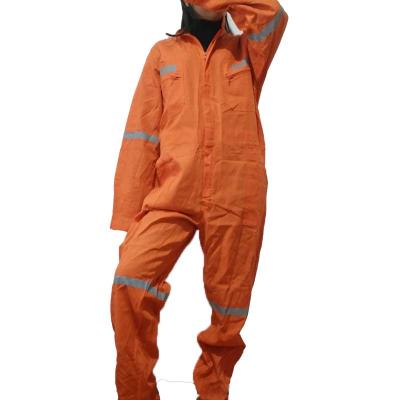 China Safety Anti Shrink Heavy Duty Reflective Clothing Coverall Flame Retardant Workwear for sale