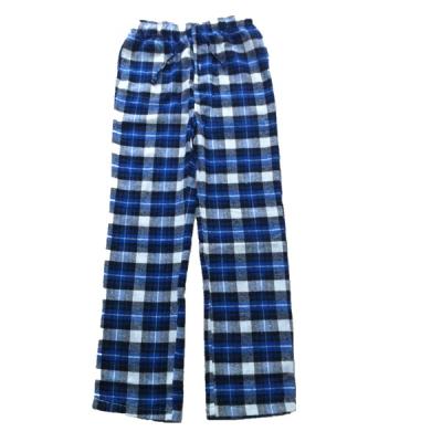 China Breathable Flannel Custom Pajamas Pants With Plaid Pattern For Men / Mens Pajama Pants for sale