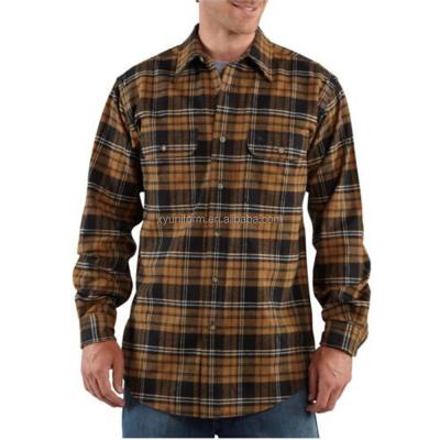 China Wholesale anti-pilling flannel/fleece check shirt cheap best shirt factory for men for sale