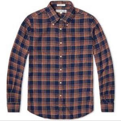 China Anti-Pilling New Patterned Check Shirts Men's Western Fancy Shirts for sale