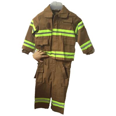 China Cotton New Arrive Christmas Party Role Play Kids Costume Children Firemans Suit Fireman Costume for sale