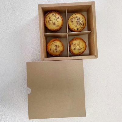 China Recyclable Printing Food Grade Square Transparent Wedding Box Cake Take Out Cupcake Macaron Bakery Bread Paper Handle Black Cake Boxes for sale