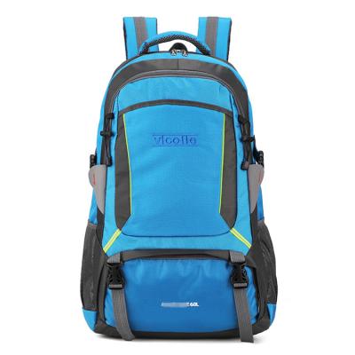 China Waterproof Custom Logo 55 Sports High Quality Hiking Backpack With Shoe Compartment for sale