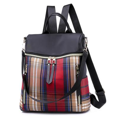 China Herald Waterproof Korean Minimalist Fashion Style New Trend Designer Women Small Plaid Backpack for sale