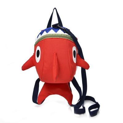 China Waterproof 2021 Preschool Kids Boys Animal Shark Backpack School Bag for sale