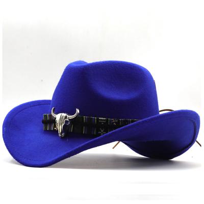 China Wholesale 2021 New Designer Character Wide Brim Wool Felt Hat Hats Men And Women Warm Hat Cowgirl Hat for sale