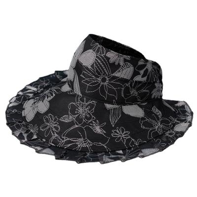 China Summer new style lace top hat striped bare torso thin brimmed thin empty top hat for sale