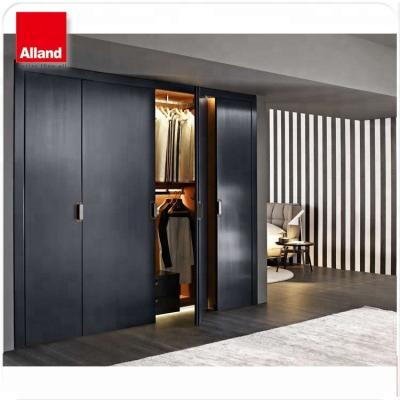 China Adjustable Custom Wood Grain Door Hinge Wooden Wardrobe (Other) Bedroom Closet for sale