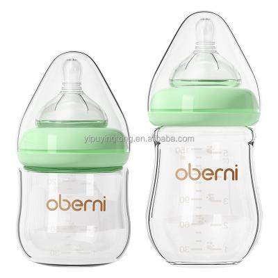 China BPA Free Newborn Baby Feeding Anti Colic Baby Glass Bottle Feeding Bottles Suppliers For Girls And Boys for sale