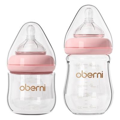 China Baby Feeding Glass Bottle Logo Silicone Labels Bpa Free Silicon BPA Free Custom Made PVC Baby Feeding Supplier for sale