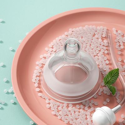 China Wholesale BPA Free Baby Milk Bottles Kids Plastic Wide Diameter Silicone Feeding Nipple for sale