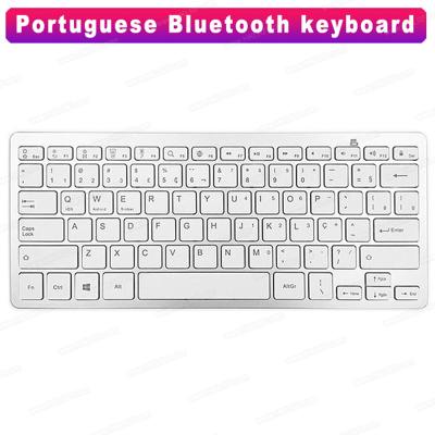 China 78 Keys Wireless Keyboard Portuguese Blue Tooth Wireless Keyboard For Windows OS for sale