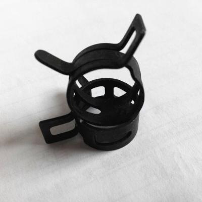 China Pipe Clamp Black Carbon Steel Spring Hose Clamp / Hose Clamp for sale