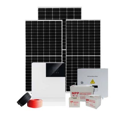 China Home high efficiency 10kw 5kw hybrid inverter off grid solar power system for sale