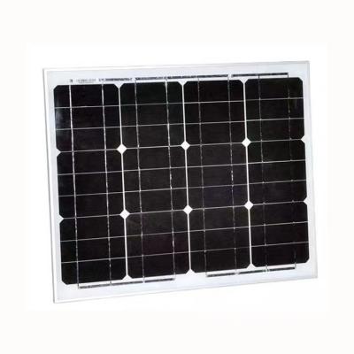 China High Quality Pv Price Monocrystalline 30W Home System  Energy Solar Panel 125*31.25mm for sale