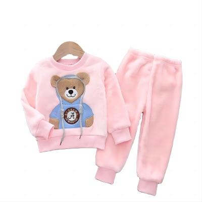 China Cutom New Design Custom Kids Support Snowsuit Cotton Fleece Hooded Clothes Jumpsuit For Kids Children Clothes Sets Baby Romper for sale