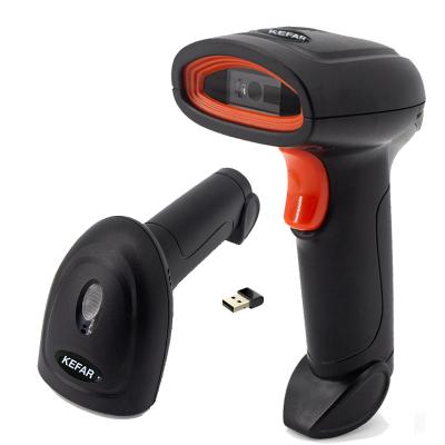 China Low Price 2.4G Wireless Data Logistic Industry Scanner QR PDF417 Handheld Matrix Barcode Reader Support Automatic Sensing Scan for sale