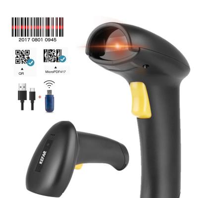 China Logistics Industry A30D Barcode Scanner Laser Barcode Reader 1D 2D QR Wireless Handheld Barcode Reader for sale