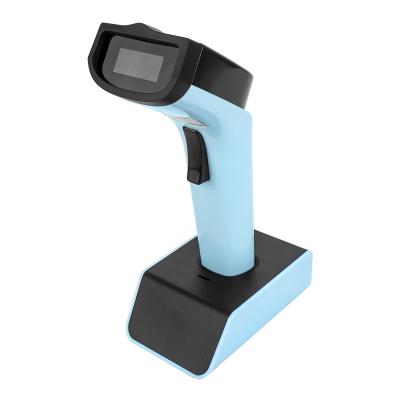 China New Arrival Wireless Barcode Scanner Most Popular USB 1D 2D Barcode Reader Blue Tooth Barcode Handheld Cable Wireless Scanner for sale