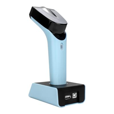 China New Arrival Blue-tooth 2D Wireless QR Barcode Scanner Data Matrix PDF417 Wireless Barcode Reader for IOS Android MAC Windows for sale